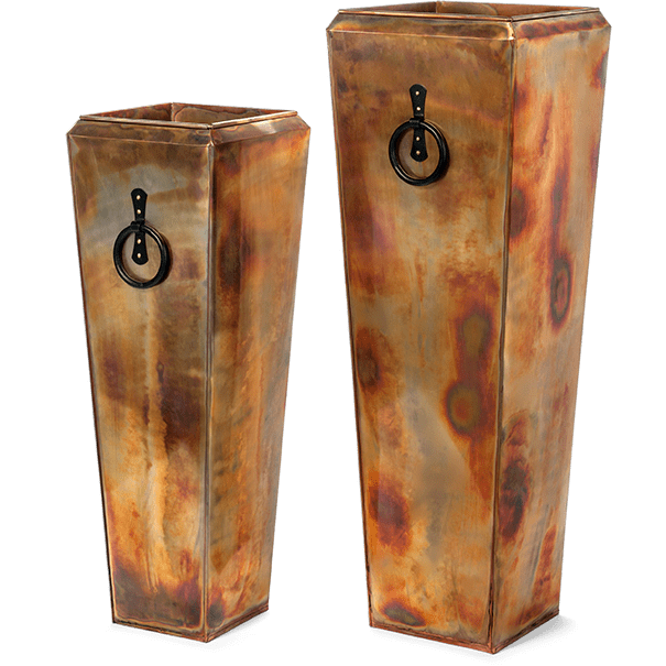 Metal planters Metal planters