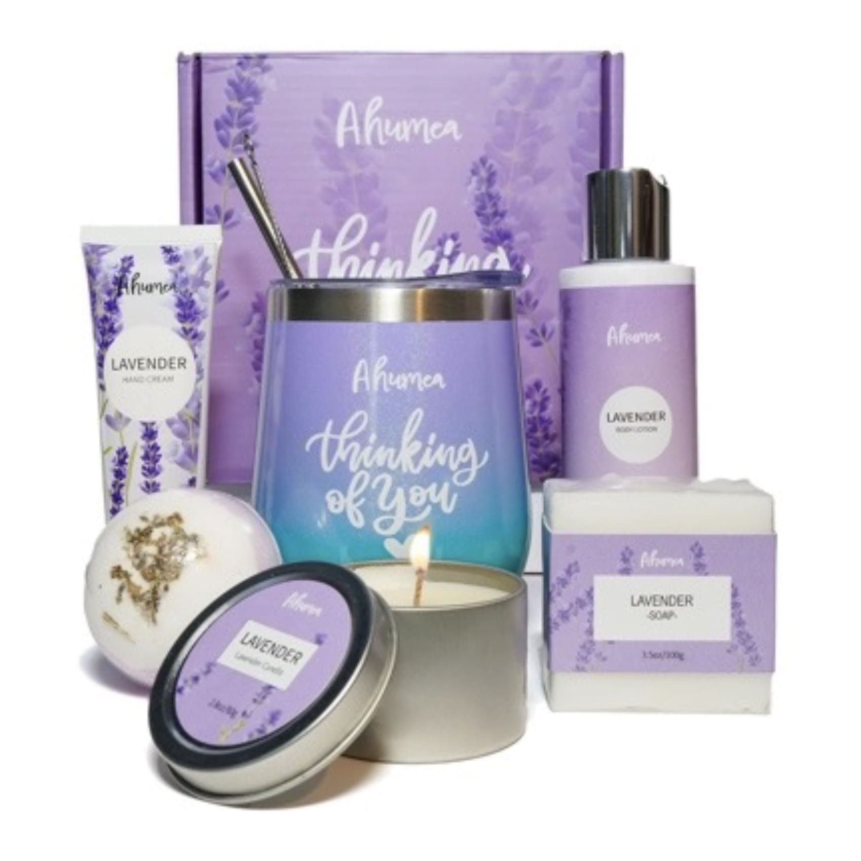 A group photograph of a set featuring many different products